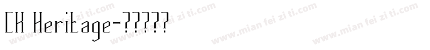 CK Heritage字体转换